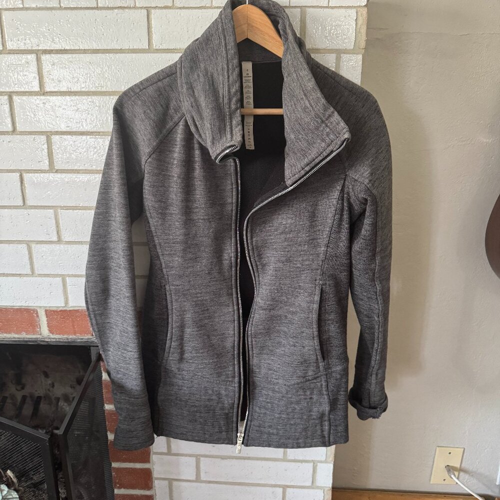 lululemon athletica Women's Gray Full-Zip Hoodie